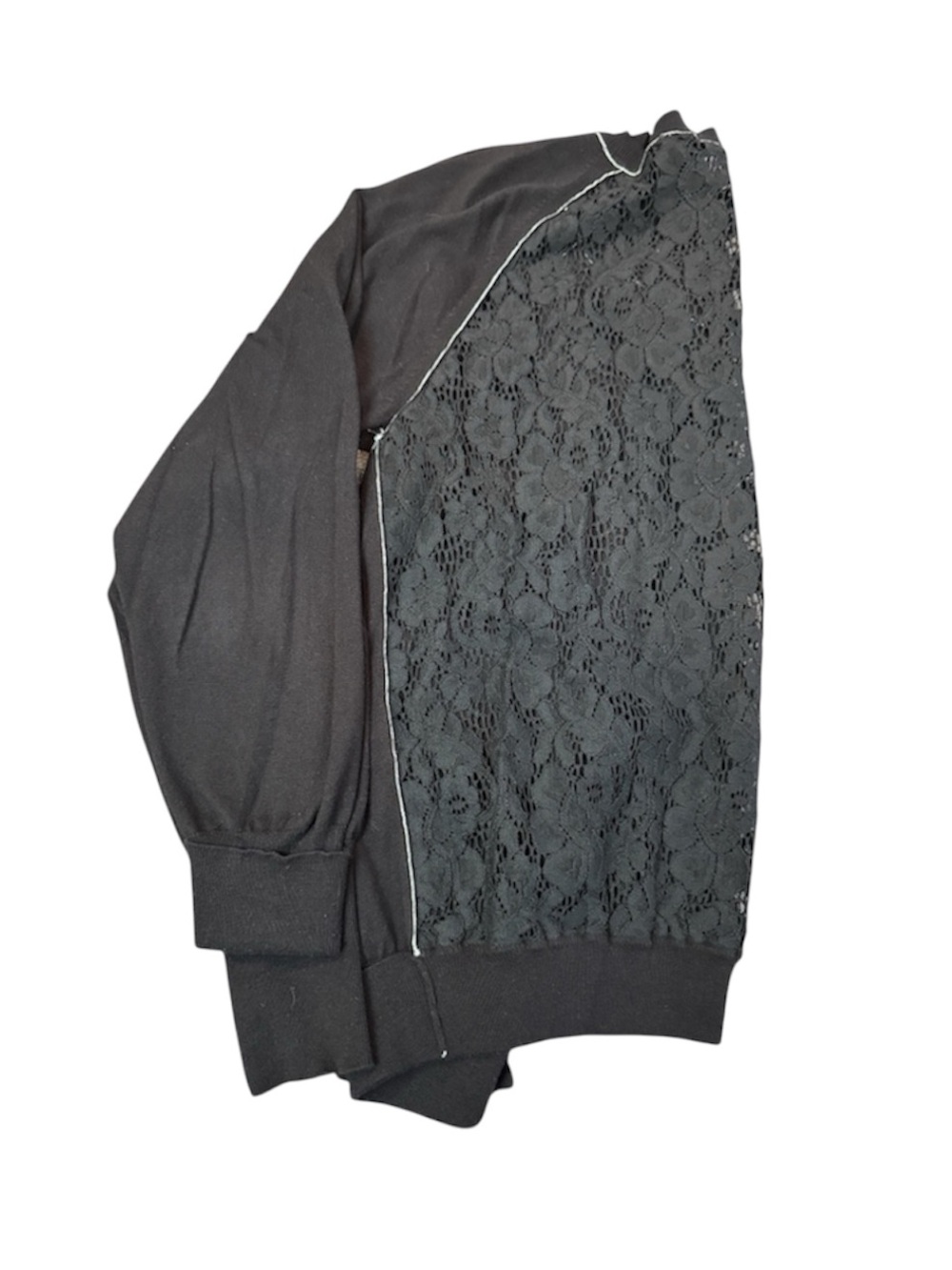 Nina Ricci Black Sweater With Eyelet Back